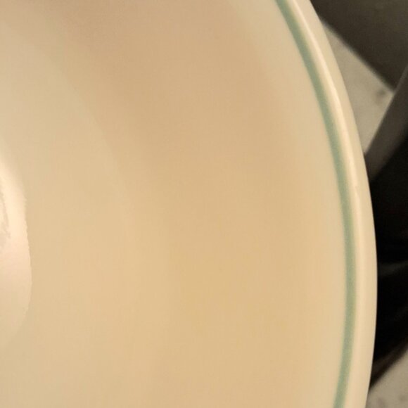Corelle SANDSTONE with Green Stripe Set of 6 Soup/Cereal Bowls 6-1/4” - Picture 11 of 12